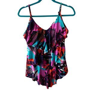 Magicsuit by Miraclesuit Women's Tankini Top Size 12